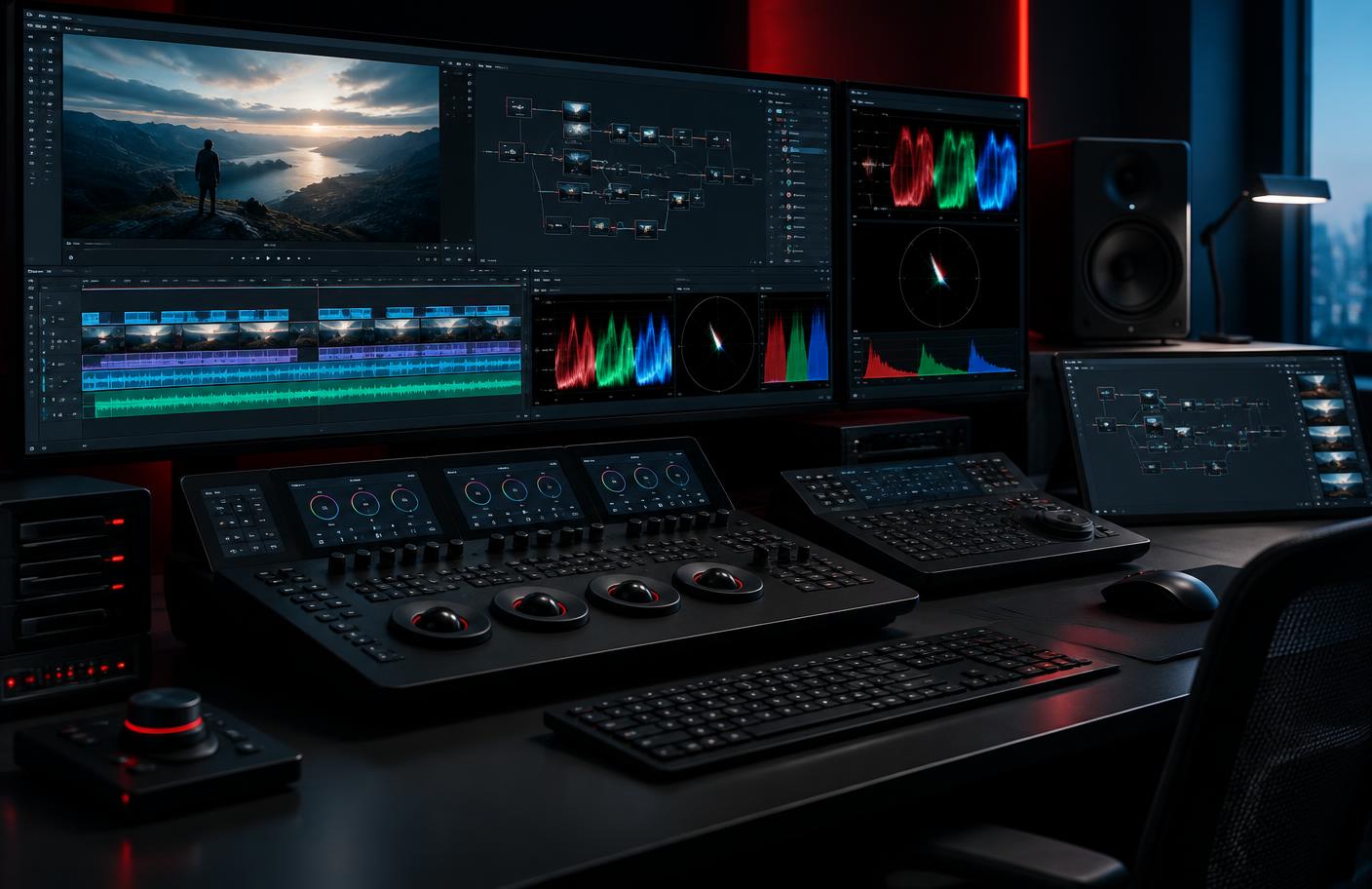 TS Media Works post-production suite